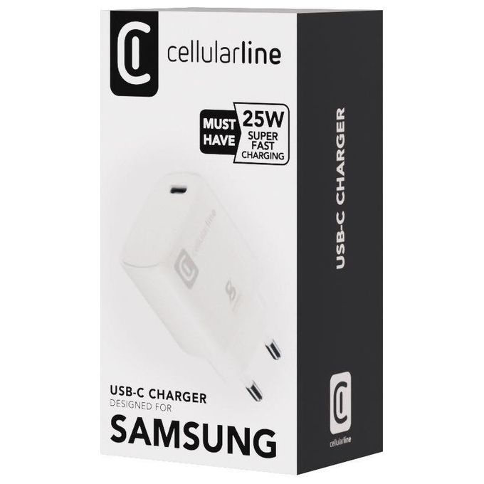 Cellular Line Caricabatterie Usb SuperFast Bianco