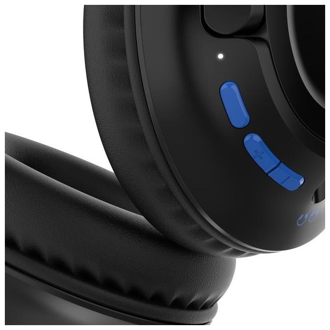 Belkin AUD006BTBLK SoundForm Inspire Cuffie Wireless On-Ear per Bambini con Microfono Bluetooth 5.2 35 Ore di Autonomia USB-C Nero colore Nero