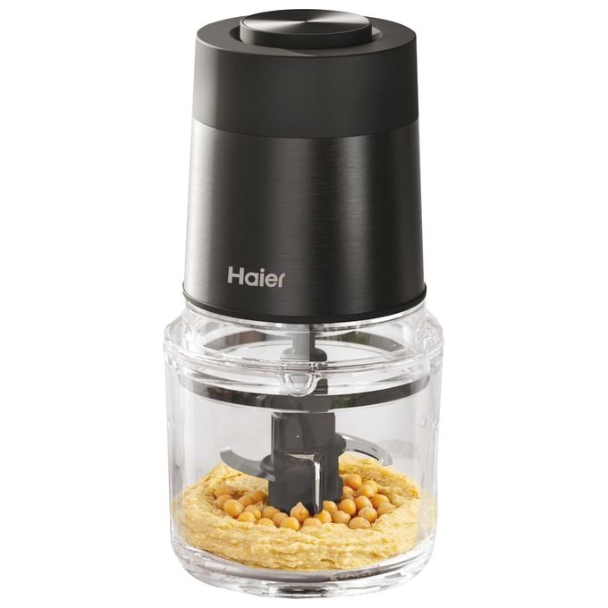 Haier HCH5B1011 I-Master Serie 5 Tritatutto Elettrico 550 W 0.5 L 4 Lame Inox 2 Velocita' colore Nero