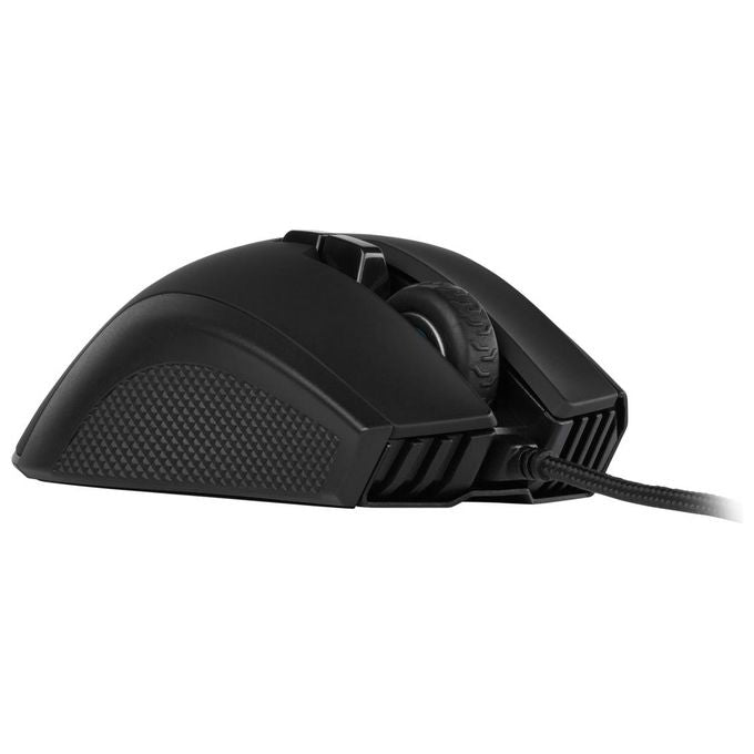 Corsair Ironclaw Rgb Fps-Moba Mouse Gaming Ottico Sensore 18000 Dpi Retroilluminazione Rgb Led Nero