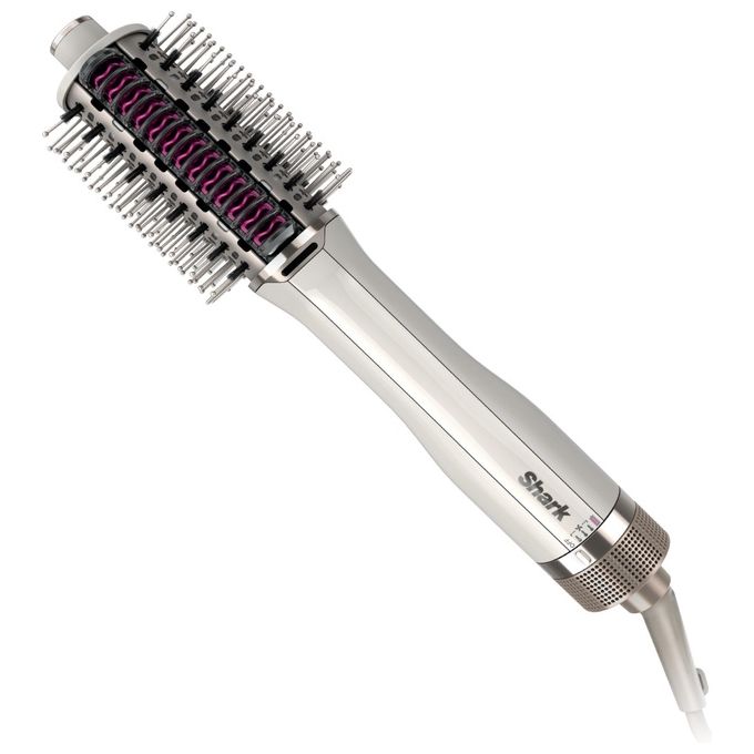 Shark HT202EU SmoothStyle Spazzola ad Aria Calda 900W wet and dry 3 temperature pettine ceramica colore Bianco