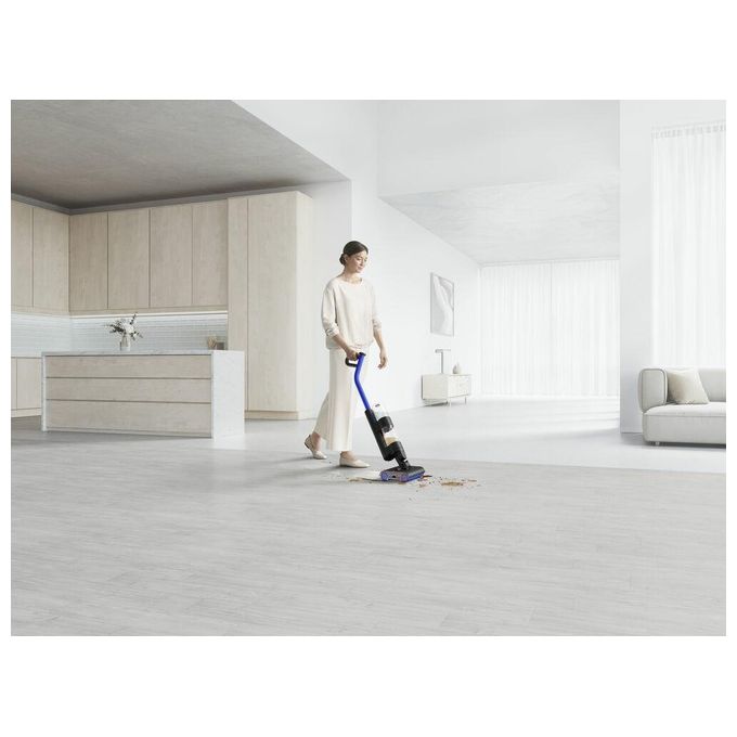 Dyson WR01 Wash G1 Aspirapolvere Lavapavimenti a Batteria Senza Sacco 1 L autonomia 35 min display LCD colore Nero Blu