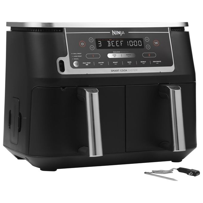 Ninja, Friggitrice ad Aria Dual Zone MAX PRO, 9.5L, AF451EU, Nero