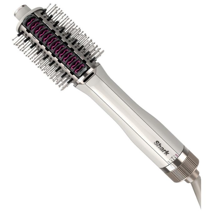 Shark HT202EU SmoothStyle Spazzola ad Aria Calda 900W wet and dry 3 temperature pettine ceramica colore Bianco