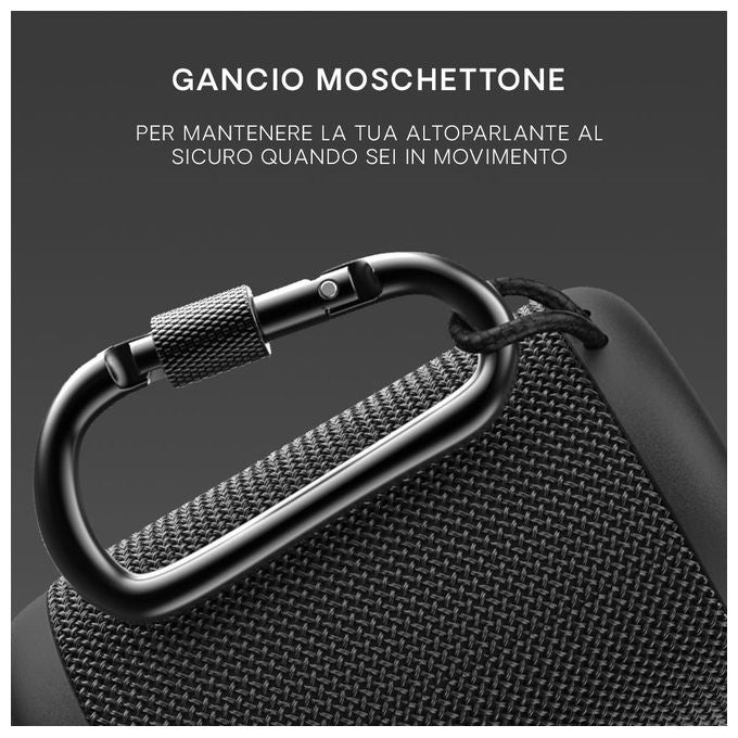 Urbanista 1037302 Memphis Altoparlante Bluetooth Portatile 5W IPX5 Autonomia 12h colore Nero