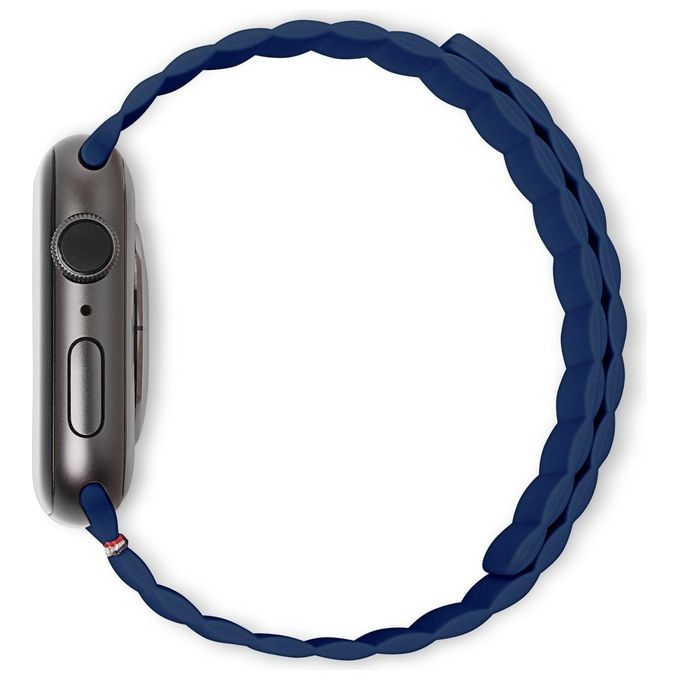 Decoded Silicone Traction Lite Strap per Apple Watch 38-40-41mm Navy Peony