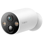 TP-Link TAPO C425 Telecamera WiFi Esterno 2K 4MP Batteria 10000mAh Base Magnetica Visione Notturna a Colori IP66 Audio Bidirezionale colore Bianco