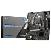MSI PRO H610M-G DDR4 Scheda Madre micro ATX Socket LGA 1700 Intel H610 DDR4 64 GB M.2 SATA III Gigabit LAN HDMI DisplayPort VGA