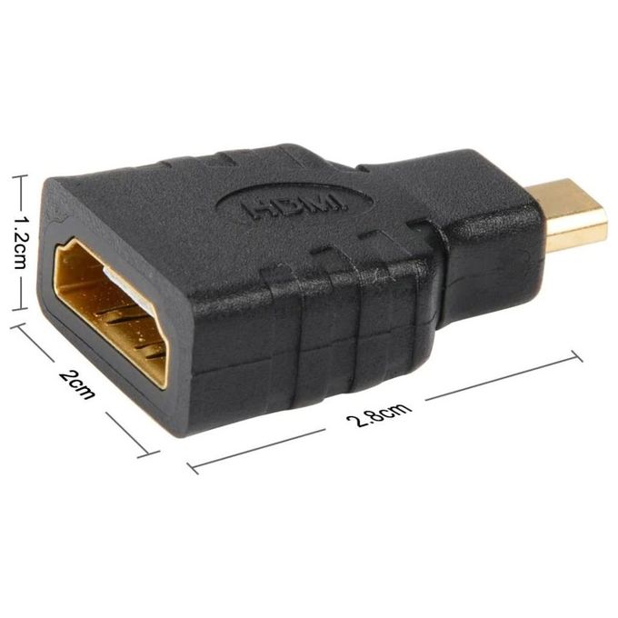 Techly Adattatore Hdmi a Micro Hdmi Tipo D F-M