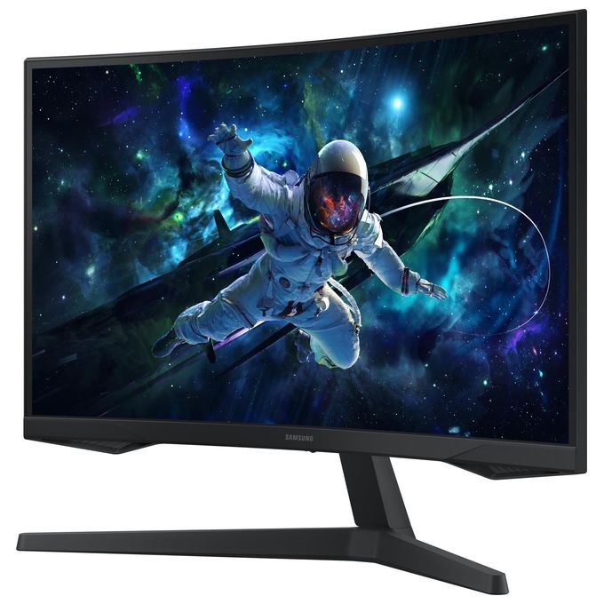 Samsung LS27CG552EUXEN Odyssey G5 Monitor Gaming Curvo 27'' QHD 2560x1440 165 Hz 1 ms AMD FreeSync HDR10 colore Nero