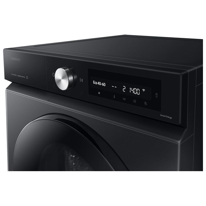 Samsung BESPOKE AI WW90DB7U94GBU3 Lavatrice caricamento frontale Ecodosatore 9Kg 1400 giri Classe A Colore nero