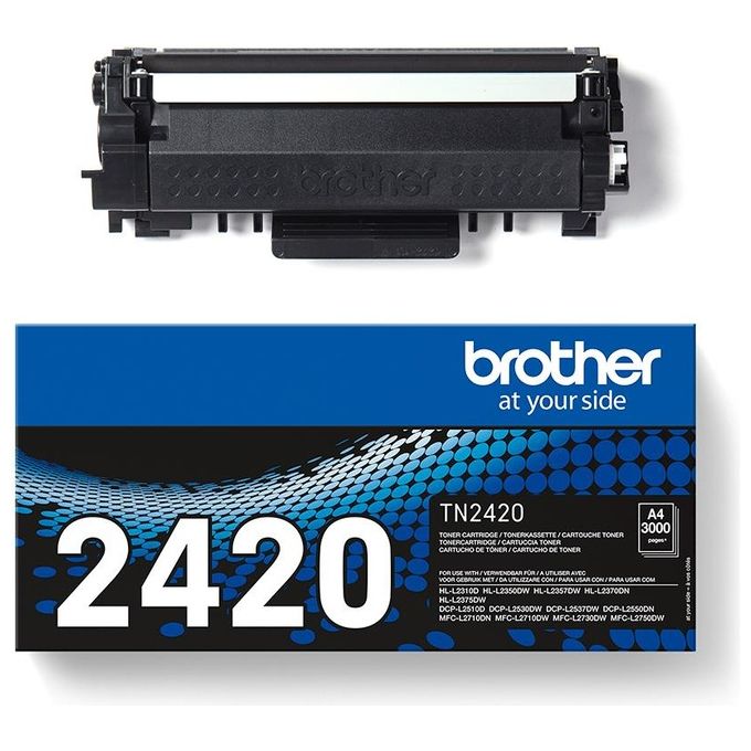 Brother TN-2420 Toner Originale Alta Capacita' 3000 Pagine per Stampanti Laser colore Nero
