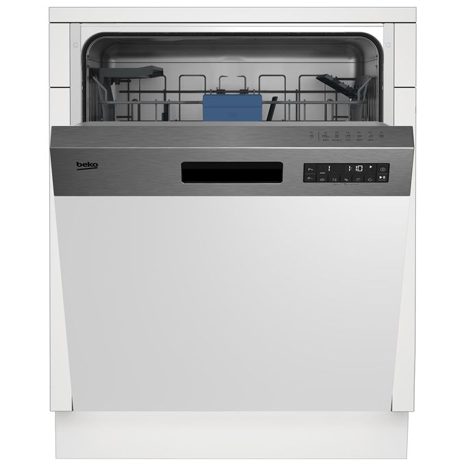 Beko BDSN26430X b300 Lavastoviglie a scomparsa parziale 14 coperti Classe D 45 dB SelfDry (82x60x57 cm) colore Inox