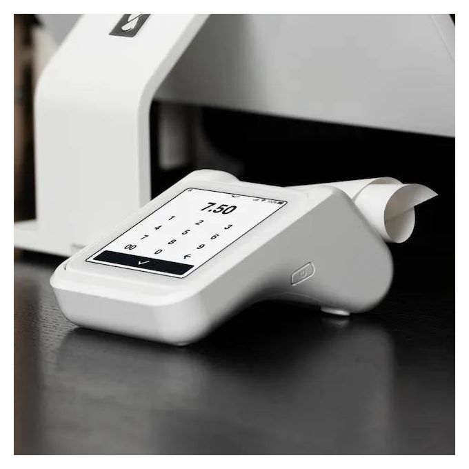 Sumup 800620001 Solo con Stampante POS Portatile Wi-Fi Dati Illimitati Touchscreen Stampa Termica colore Bianco