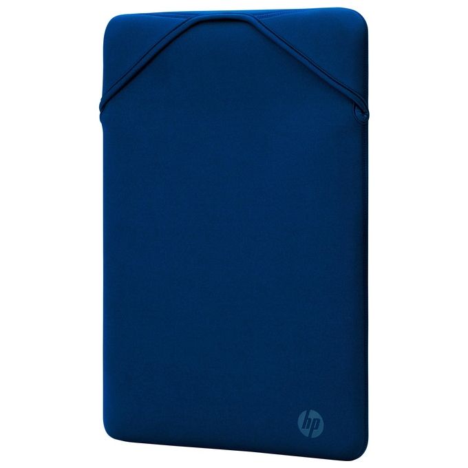 HP 2F1X4AA Custodia Sleeve Reversibile per Notebook 14'' Neoprene Resistente all'Acqua colore Nero Blu