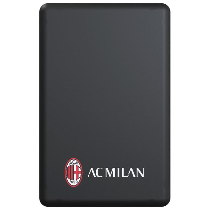 Techmade TM-WWQ73-MIL Milan Powerbank 5000 mAh Slim 7.9mm Wireless Magnetico MagSafe 15W USB-C 20W colore Nero
