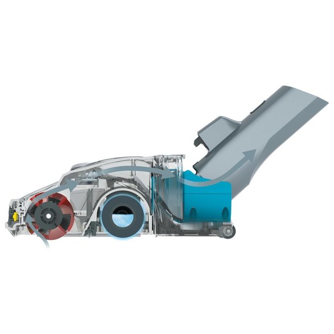 Hoover scopa elettrica senza fili h free 500 hydro plus 2in1 aspira lava 45min grigio