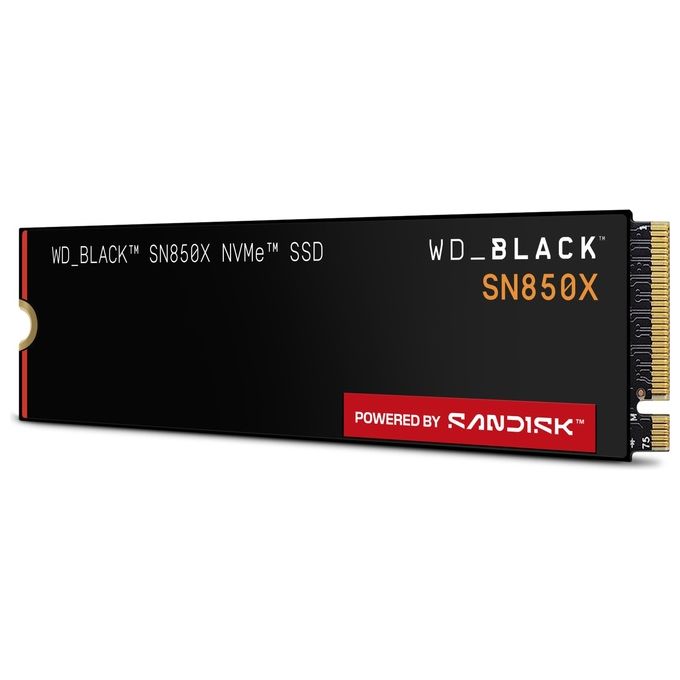 Western Digital Black SN850X SSD NVMe M.2 PCIe 4.0 4TB per PC - Velocita' 7300 MB-s
