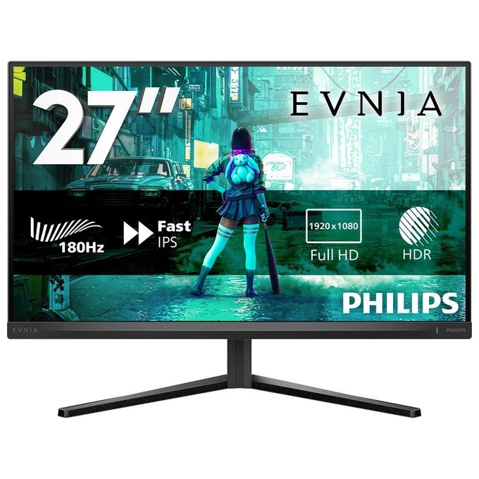Philips 27M2N3200A-00 Evnia Monitor Gaming 27'' Full HD 1920x1080 Fast IPS 180 Hz 1 ms HDR10 colore Nero