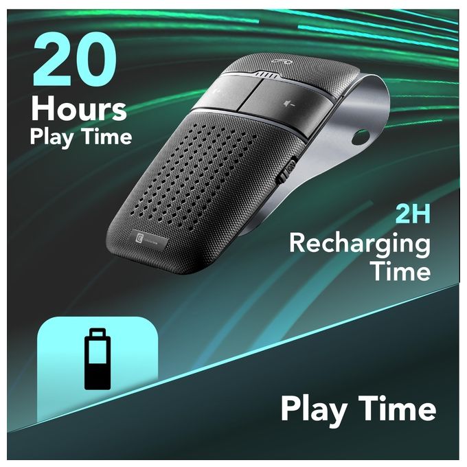 Cellular Line Easy Drive Universale Vivavoce Bluetooth per auto con funzione dualphone
