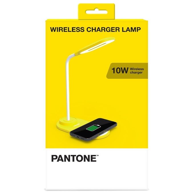 Pantone Wireless Charger Lamp Mini Giallo