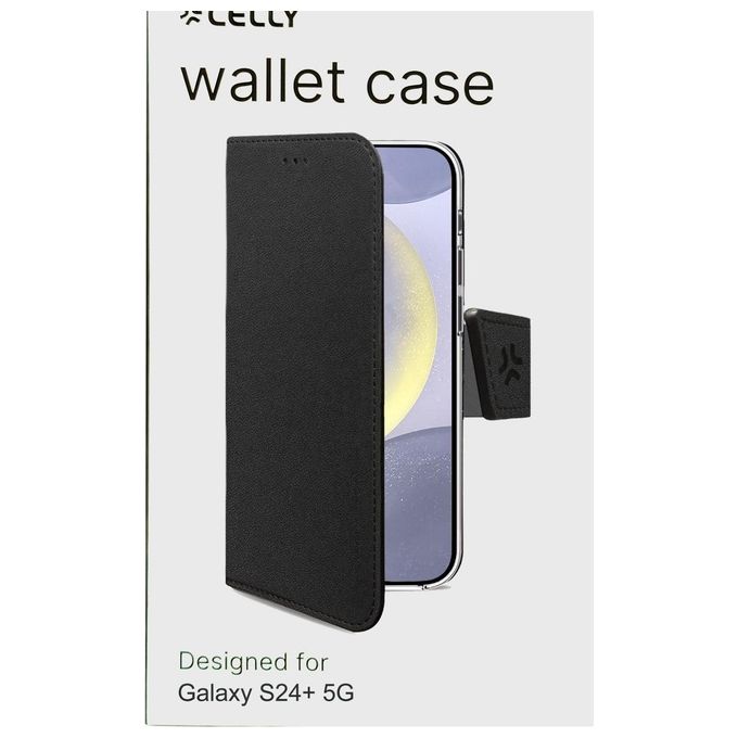 Celly Wally Case per Samsung Galaxy S24 5G Nero