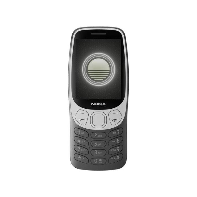 Nokia 1GF025CPA2L08 3210 Telefono Cellulare Basico 4G Dual SIM Display 2.4'' Fotocamera 2 MP Bluetooth 5.0 Radio FM 1450 mAh colore Nero
