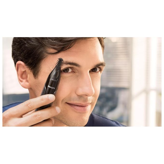 Philips NT3650-16 Series 3000 Rifinitore per Peli di Naso Orecchie e Sopracciglia