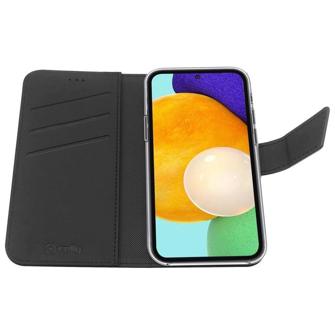 Celly Wally Cover per Samsung Galaxy A04s Galaxy a13 5G Nero