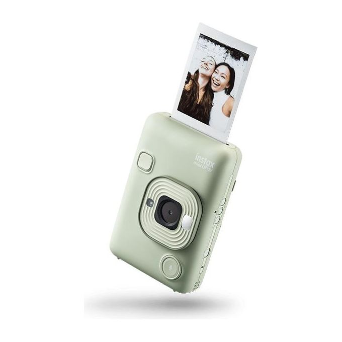 Instax LIPAY2 Fotocamera Istantanea Ibrida con Stampa 86 x 54 mm Controllo Remoto via App e Registrazione Audio con QR Code colore Matcha Green