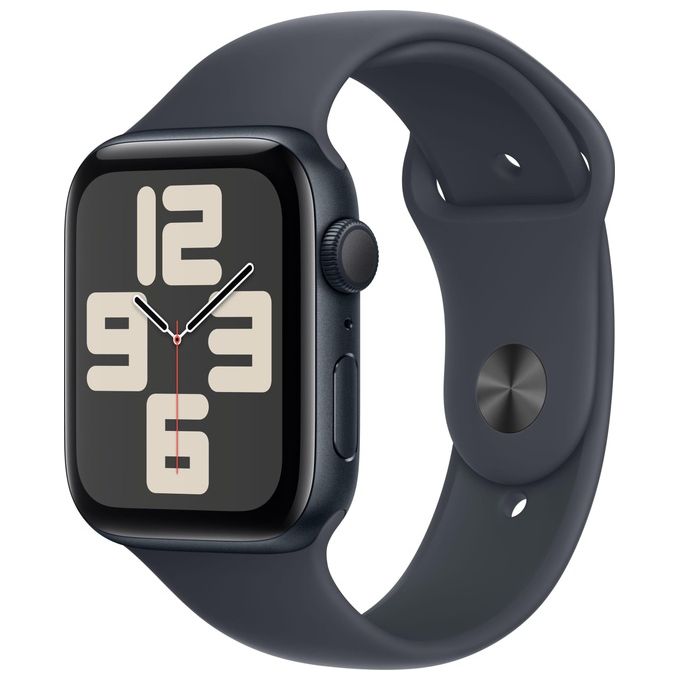 Apple MXEK3QL-A Watch SE Smartwatch GPS 44mm Alluminio 32 GB Bluetooth Wi-Fi NFC watchOS 11 colore Nero