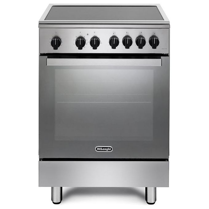 De'Longhi DMX64INL Cucina a Libera Installazione Induzione 4 Zone 69 L 9 Funzioni Classe A (87x60x60 cm) colore Inox