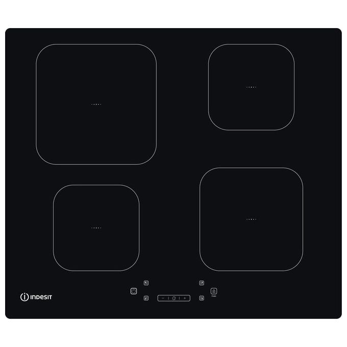 Indesit IS 83Q60 NE Piano cottura a induzione 59 cm 4 zone Touch control Booster 7200 W colore Nero