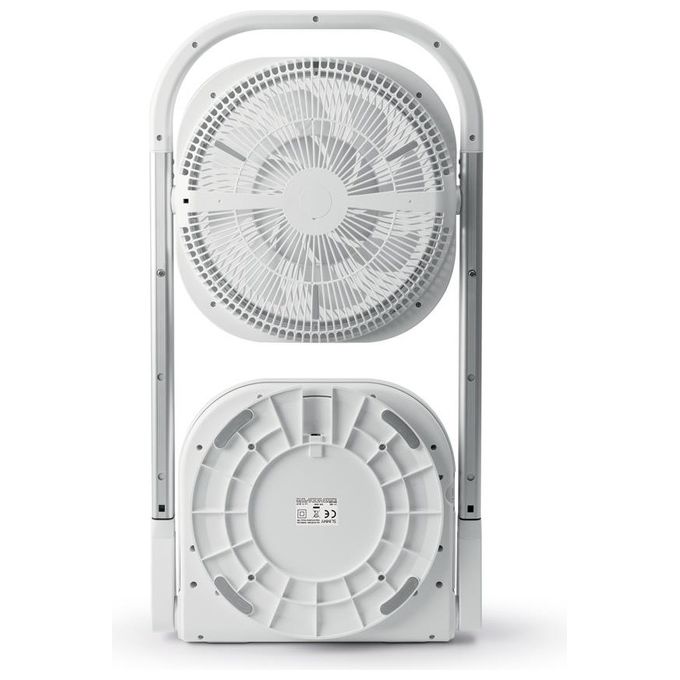 Macom 986 Slimmy Ventilatore a Piantana Pieghevole 9 Velocita' 13W Timer 8h Telecomando colore Bianco