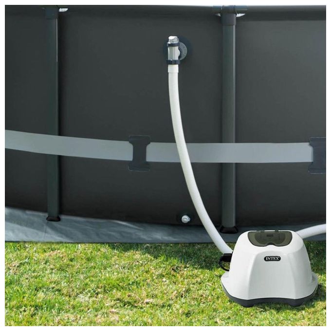 Intex 26670 Generatore Salino di Cloro Krystal Clear per Pompa Filtro 2650-12112 L-h Produzione Cloro 12 g-h per Piscine