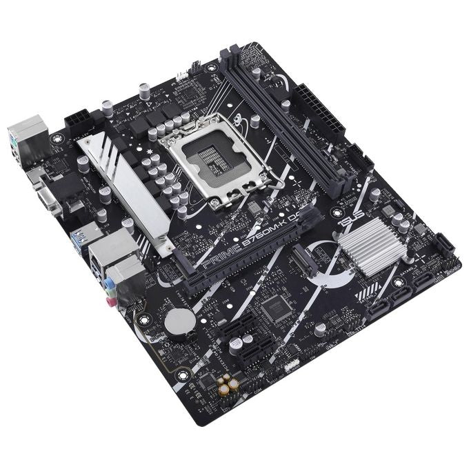 ASUS 90MB1DS0-M1EAY0 PRIME Scheda madre B760M-K D4 DDR4 SATA3 M.2 HDMI VGA 2.5GbE colore Nero