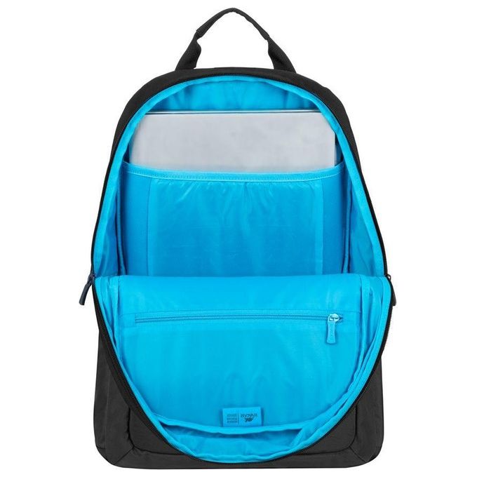 Rivacase 7561 BLACK ECO Zaino per Notebook 15,6-16'' Poliestere RPET Riciclato Resistente all'Acqua colore Nero