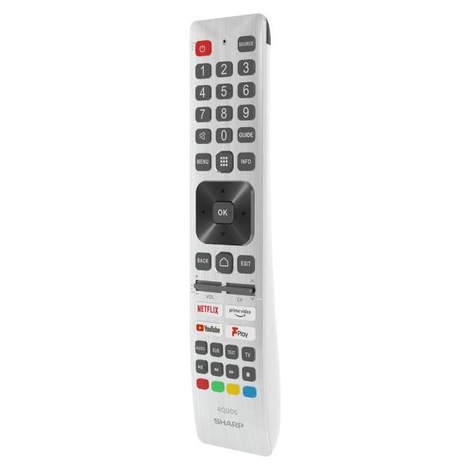 Sharp 32FH2EW TV LED 32'' HD Ready Android TV Smart Wi-Fi Bluetooth DVB-T2 colore Bianco