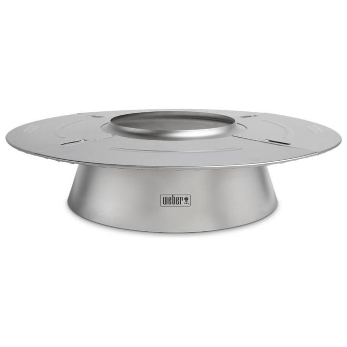 Weber 7666 Termoregolatore per Barbecue a Carbone da 57 cm in Acciaio Inox con Anello Diffusore colore Acciaio inox