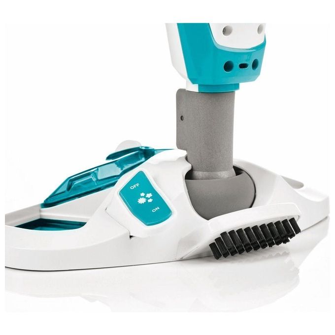 Polti PTEU0282 Vaporetto SV450_Double Scopa a Vapore 2 in 1 Capacita' 300 ml Potenza 1500 W Filtro Anitcalcare Bianco-Verde