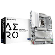 GIGABYTE Z890 AERO G Scheda Madre ATX Supporta CPU Intel Core Ultra Serie 2 VRM 16+1+2 Fasi DDR5 fino a 8800MHz OC Wi-Fi 7 Thunderbolt 4 colore Bianco