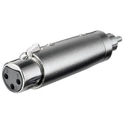 Wentronic Adattatore XLR Femmina 3 Poli RCA Maschio