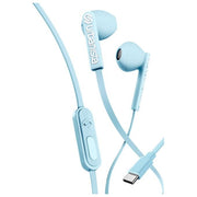 Urbanista SAN FRANCISCO USB C Auricolari In-ear Cablati USB-C Microfono Cavo Piatto Anti-groviglio colore Blu