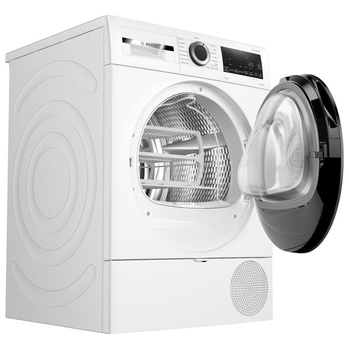 Bosch WQG233D1II Serie 6 Asciugatrice Pompa di Calore 8 Kg Classe C AutoDry 63 dB (84x59x61 cm) colore Bianco