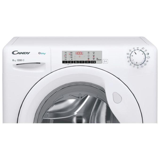 Candy EY284DWM5-1-S Lavatrice 8 Kg Classe energetica A Centrifuga 1200 giri Motore Inverter colore Bianco