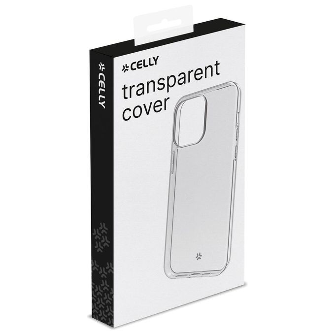 Celly Tpu Cover per iPhone 15 Pro Max Trasparente