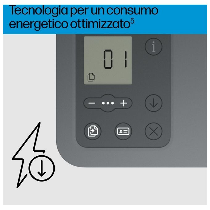 HP 6GX00FB19 LaserJet Stampante Multifunzione Laser A4 29 ppm Fronte Retro ADF Wi-Fi Ethernet colore Nero