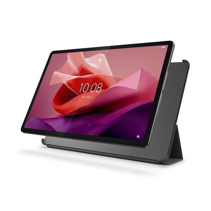 Lenovo ZG38C05252 Tab P12 Custodia Folio a Libro 12.6'' Poliuretano Supporto Integrato Portapenna colore Grigio