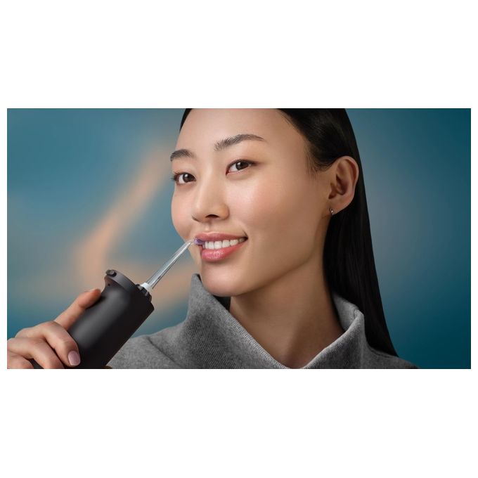 Philips HX3826-33 Sonicare Power Flosser 3000 Irrigatore Orale Cordless Quad Stream 2 modalita' 3 intensita' 250 ml autonomia 14 giorni colore Nero