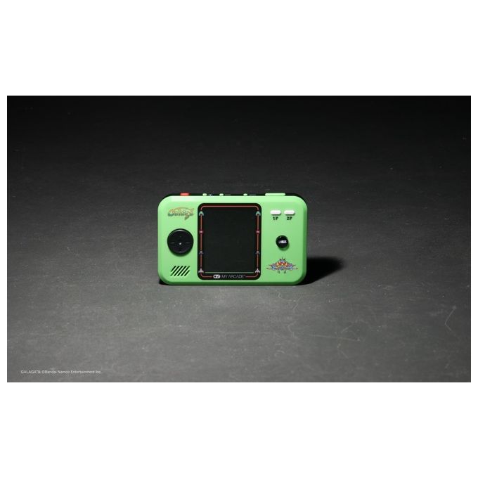MY ARCADE DGUNL-4199 Pocket Player Pro Console Portatile con Schermo LCD da 2,75 Pollici Alimentazione AA o USB-C colore Verde Nero